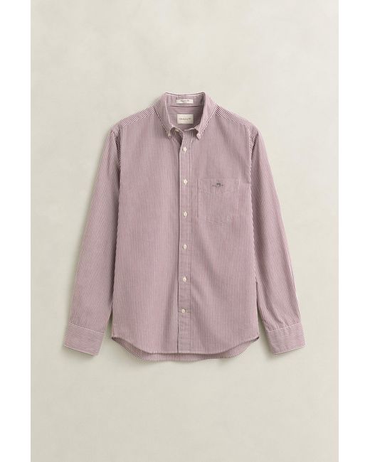 Gant Multicolor Classic Regular Striped Poplin Shirt for men
