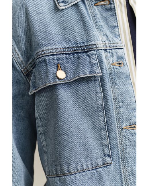 Gant Blue Denim Tie Jacket