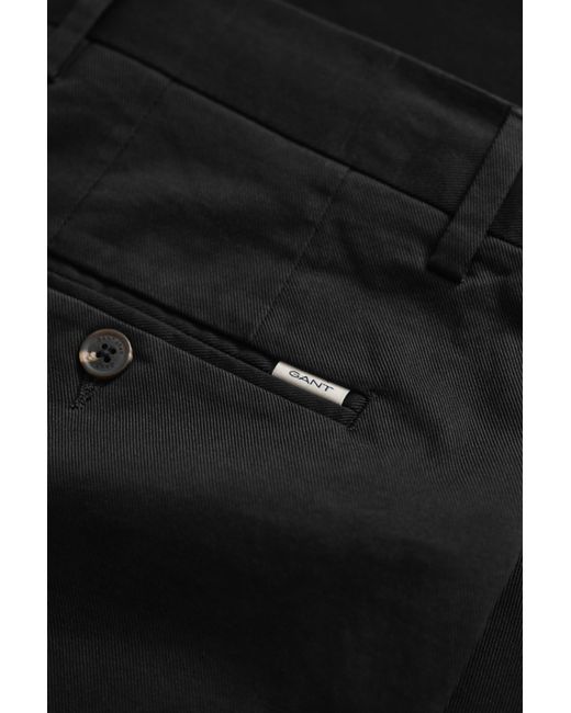 Gant Black Regular Fit Smart Chinos for men