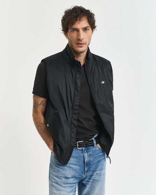 Gant Black Light Insulated Vest for men