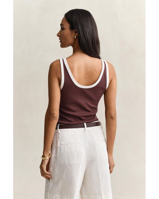 Gant Multicolor Ribbed Tank Top