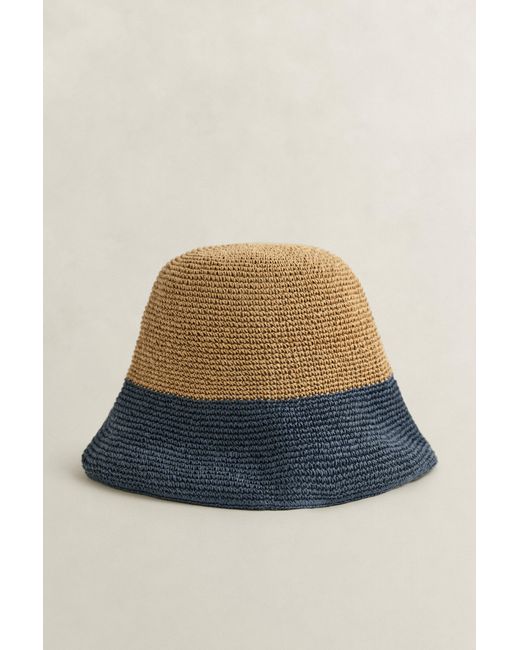 Gant Black Straw Hat Evening