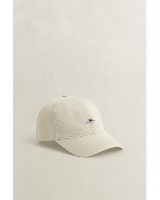 Gant Blue Shield Cotton Twill Cap Putty for men