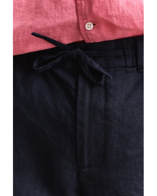 Gant Pink Linen Shorts Evening for men
