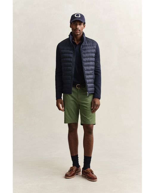 Gant Blue Hybrid Jacket Evening for men