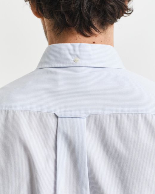 Gant White Regular Classic Poplin Banker Shirt, Light for men