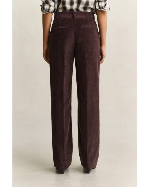 Gant Natural Tailored Corduroy Pants Deep
