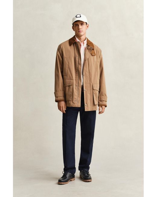 Gant Natural Regular Fit Cotton Twill Chinos Evening for men