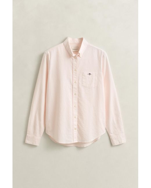 Gant Blue Striped Classic Oxford Shirt