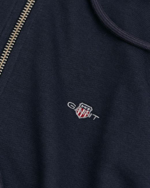 Gant Blue Shield Zip Hoodie