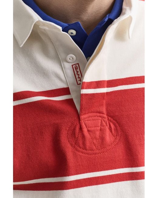 Gant Red Striped Rugger for men