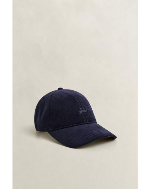Gant Blue Corduroy Cap Evening