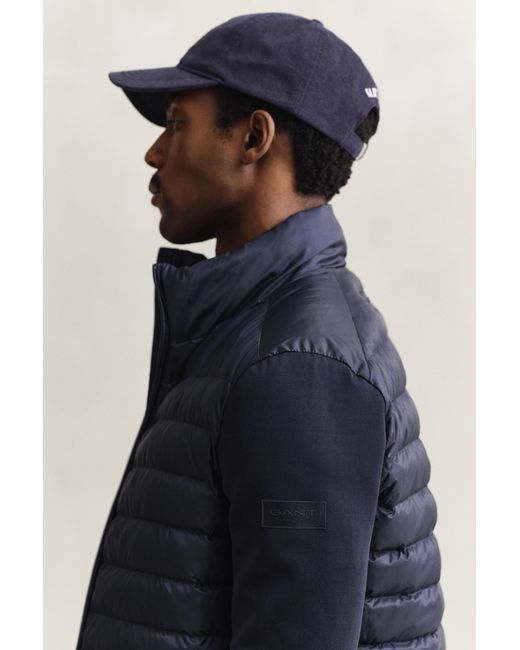 Gant Blue Hybrid Jacket Evening for men