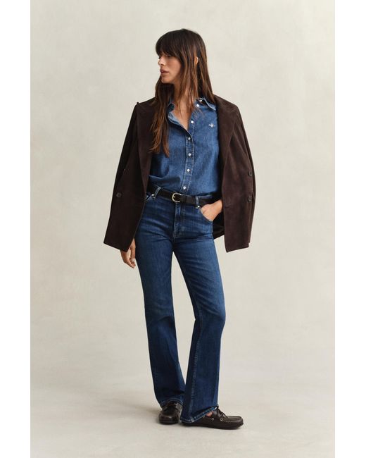 Gant Blue Denim Shirt