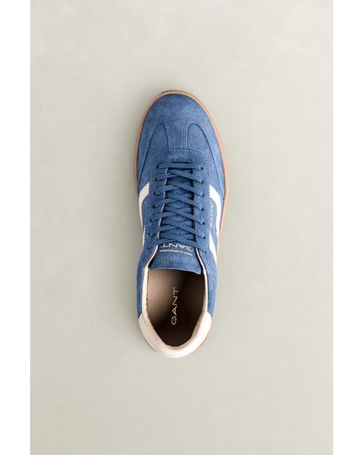 Gant Blue Cuzmo Suede Sneakers for men