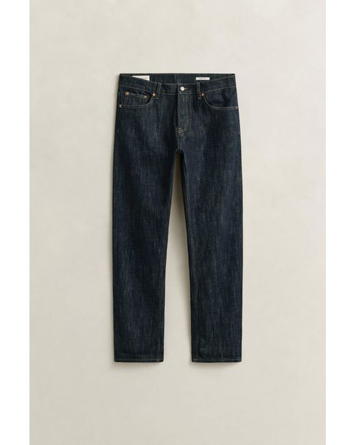 Gant Black Selvedge Jeans Dark Raw for men