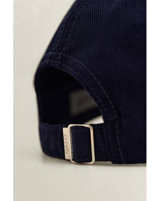 Gant Blue Corduroy Cap Evening