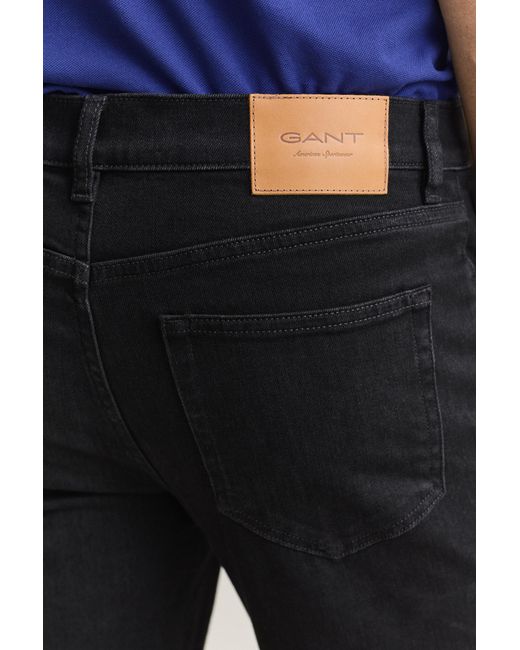Gant Blue Slim Jeans Broken In for men