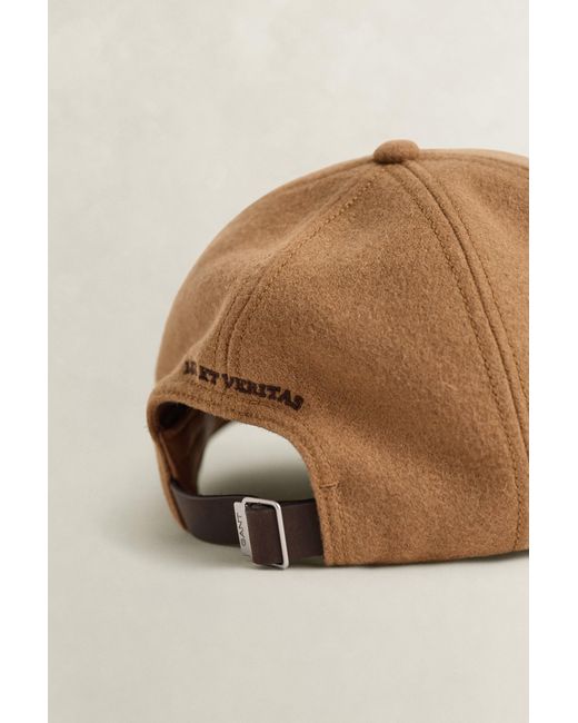 Gant Black X Yale Melton Cap for men