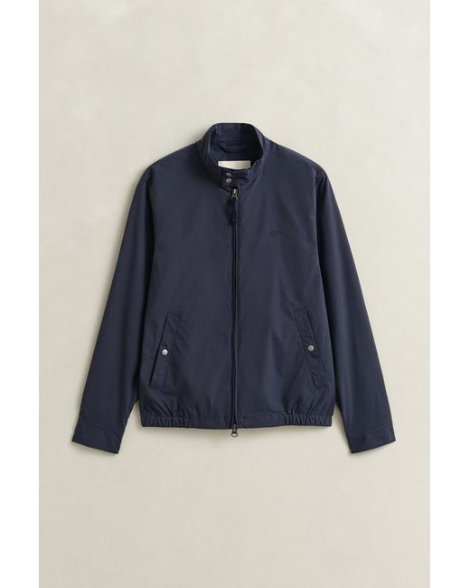 Gant Blue Lightweight Harrington Jacket Evening for men