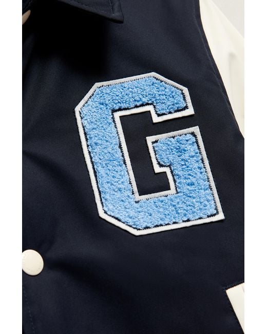 Gant Blue Teens Teen Boys Varsity Jacket Evening for men