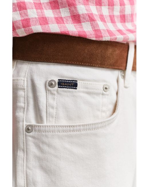 Gant Pink Jeans Eggshell for men