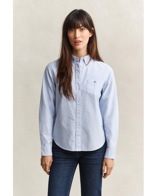 Gant Blue Classic Oxford Shirt