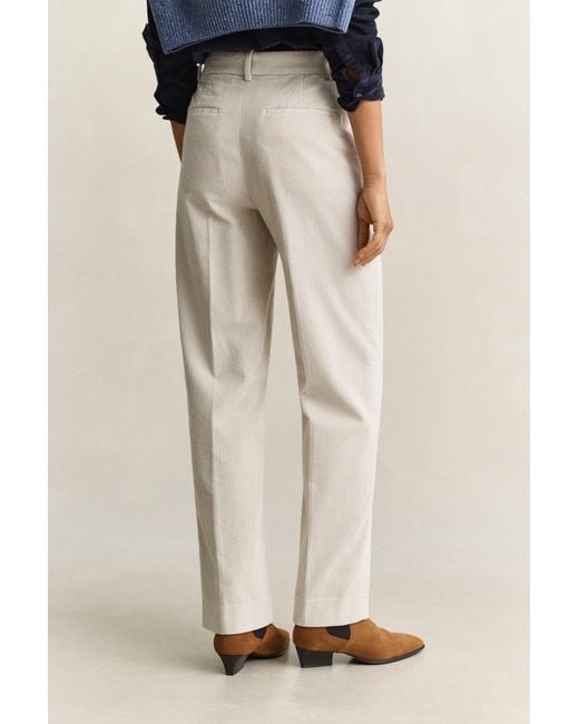 Gant Blue Tailored Corduroy Pants