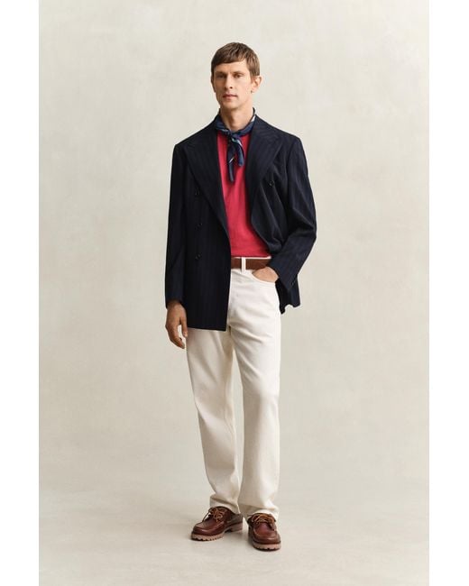 Gant Red Regular Fit Shield T-Shirt for men