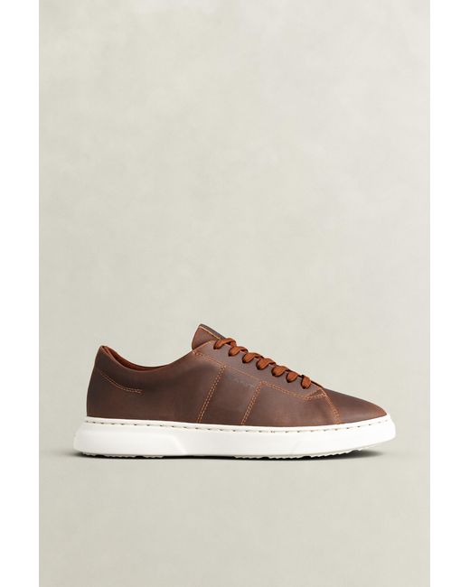 Gant Brown Joree Leather Sneakers for men