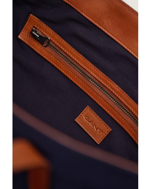 Gant Blue X Yale Melton Tote Bag Marine for men
