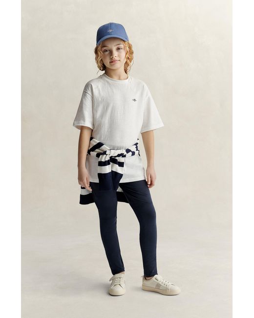 Gant White Teens Teen Girls Shield T-Shirt