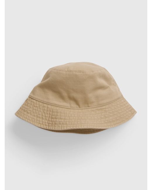 Gap Cotton Bucket Hat in Natural for 
