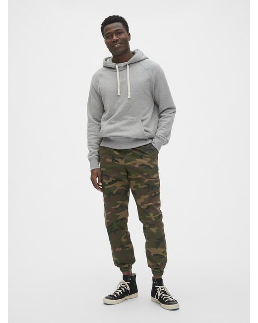 gap twill joggers