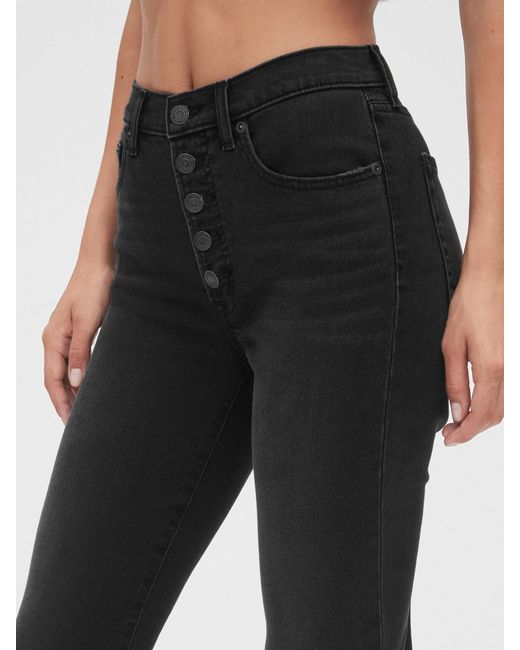 Gap Denim High Rise Button-fly Flare 