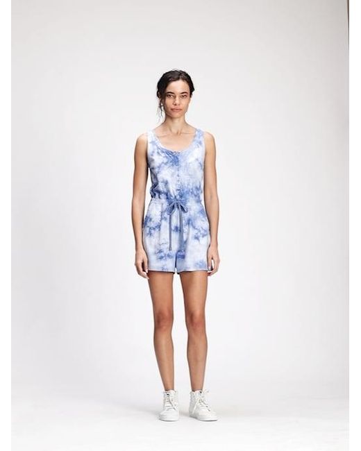 Gap Cotton Tie-dye Sleeveless Henley 