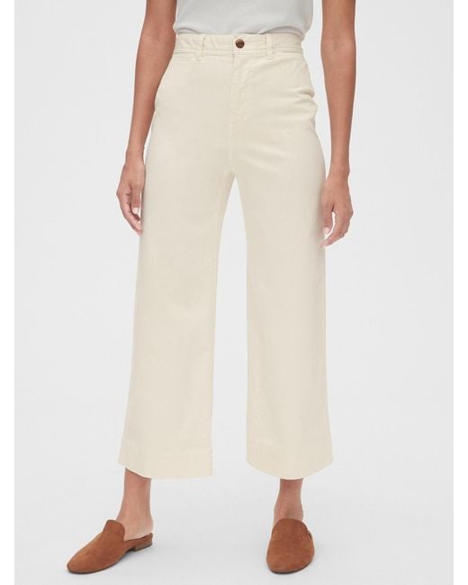 gap high rise wide leg