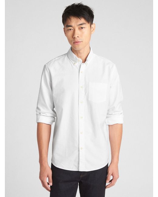 gap white shirt mens