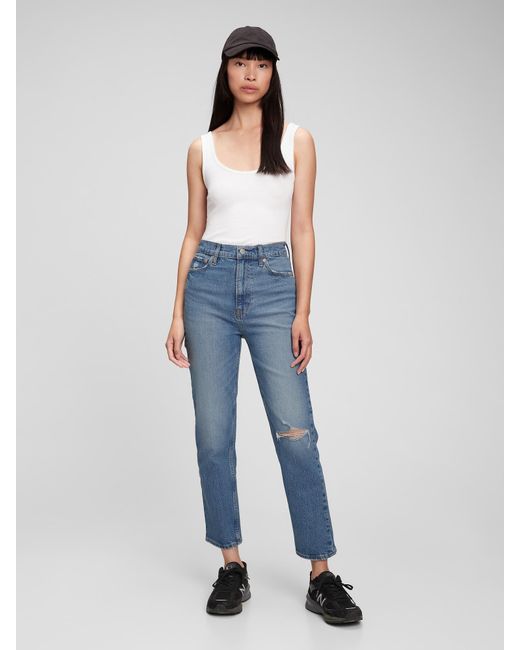 Gap Denim Sky High Rise Cheeky Straight 