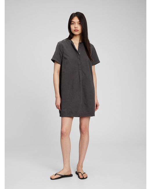 Gap Cotton Utility Popover Dress in 