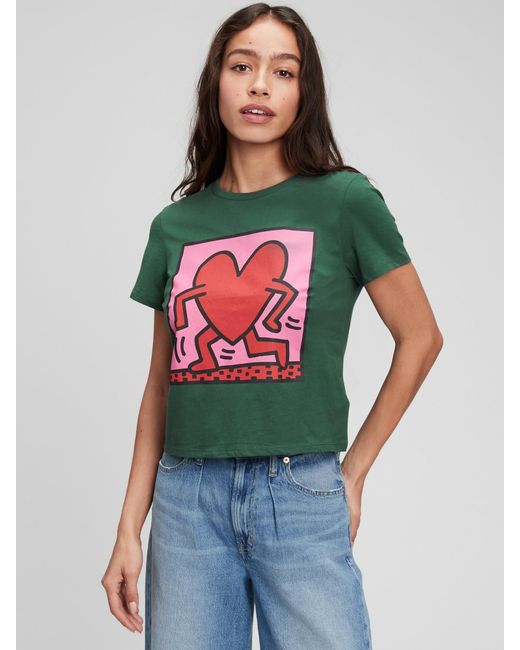 Gap Cotton Keith Haring Shrunken 