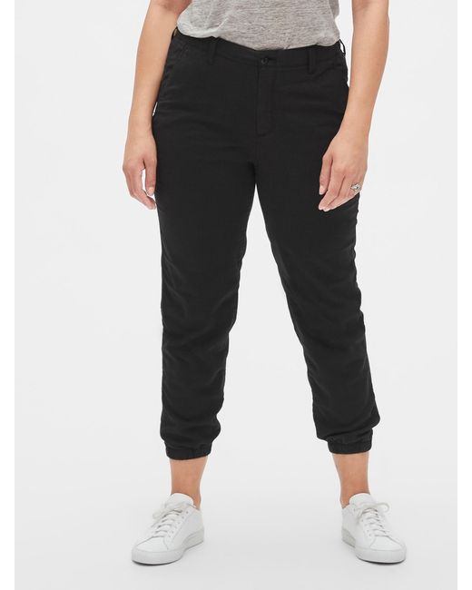 gap khaki joggers