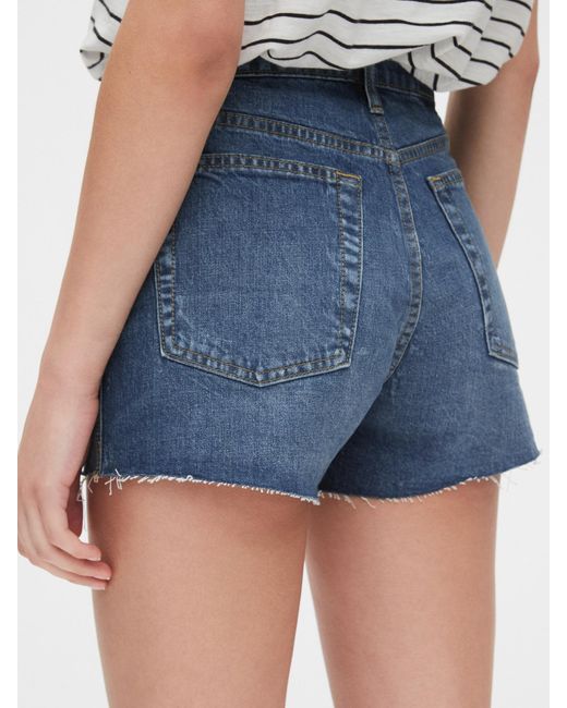 high waisted cheeky shorts