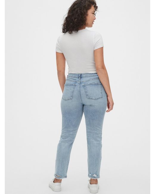gap high rise cigarette jeans