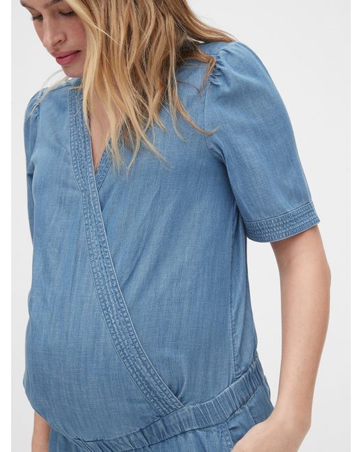 gap maternity jumpsuit