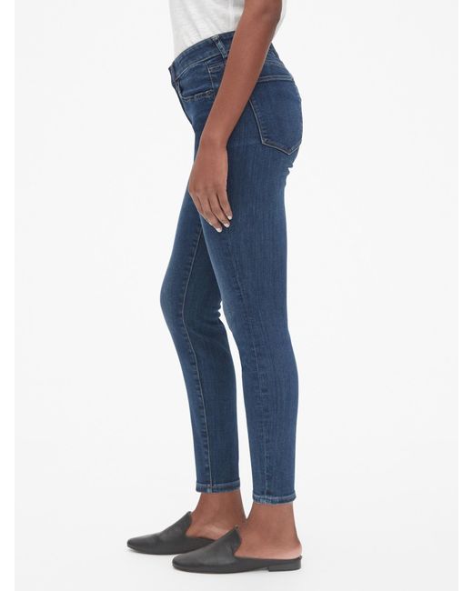 gap mid rise curvy true skinny jeans