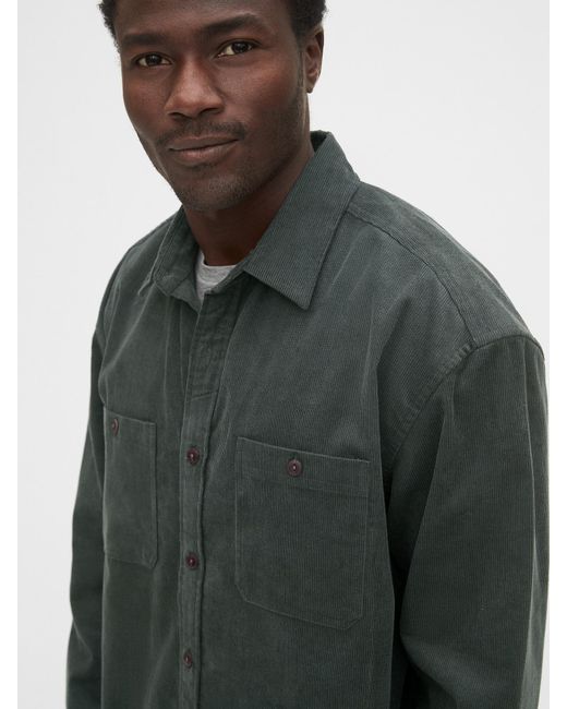 gap corduroy shirt