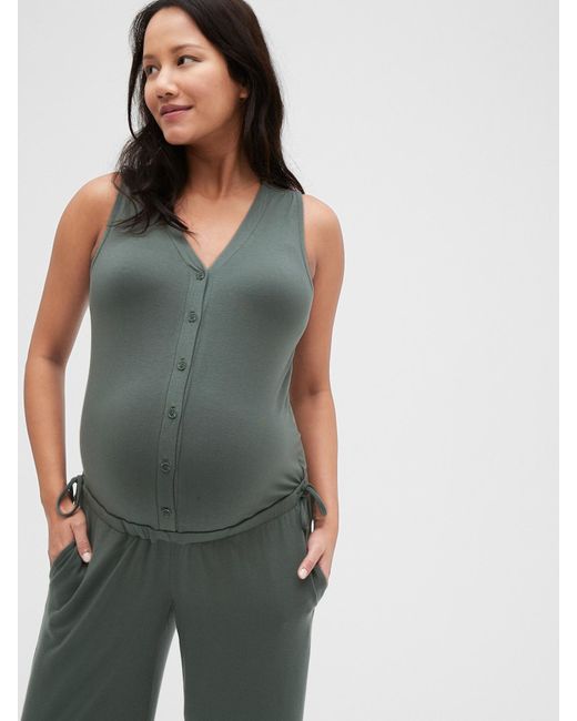gap maternity jumpsuit