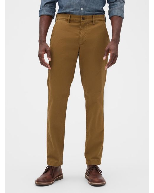 gap athletic fit khakis