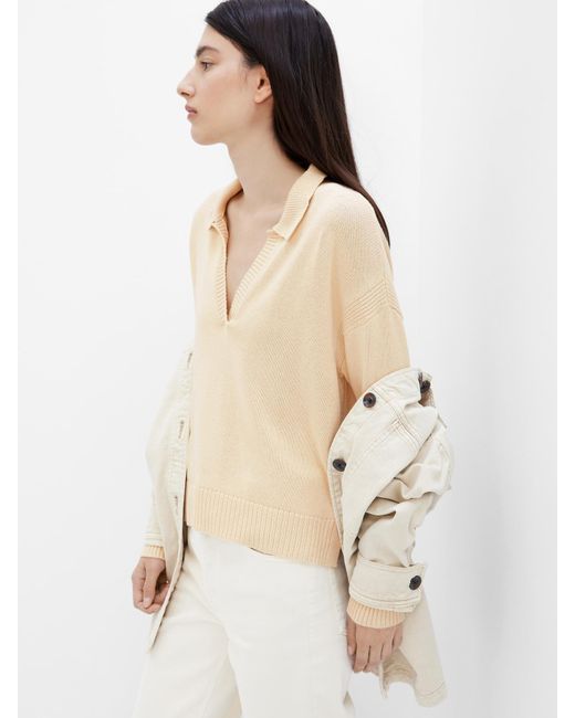 GAP Factory Cotton Ribbed Collared 